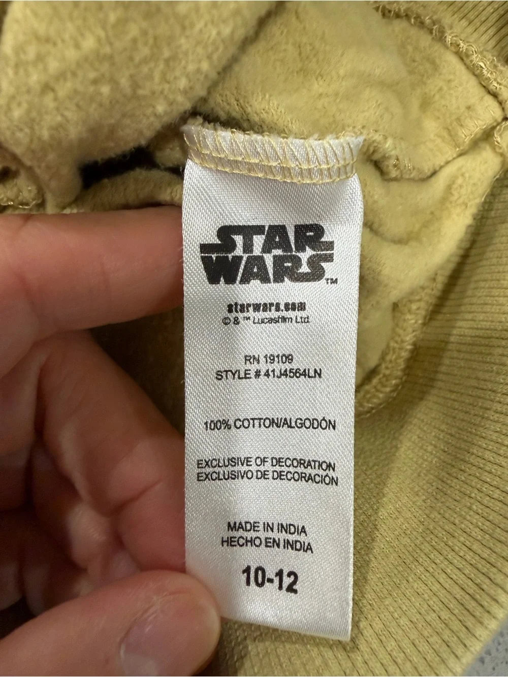 Kids The Mandalorian 'Baby Yoda' Graphic Hoodie